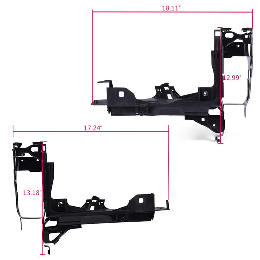 G-PLUS Left Right Headlight Mount Bracket Left Driver & Right Passenger Side Headlight Bracket 51647200793 51647200794 BM1225133 BM1225134