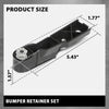 G-PLUS Front Bumper Retainer Set, Compatible with Audi A6 Base 2006-2011/ A6 Quattro Avant 2006-2011/ Quattro Base 2005-2011/ S6 Base 2007-2011, 4F0807772, 4F0807771