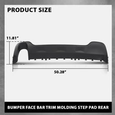 G-PLUS Rear Bumper Trim Step Pad for Jeep Cherokee 2014-2018 Close-up View