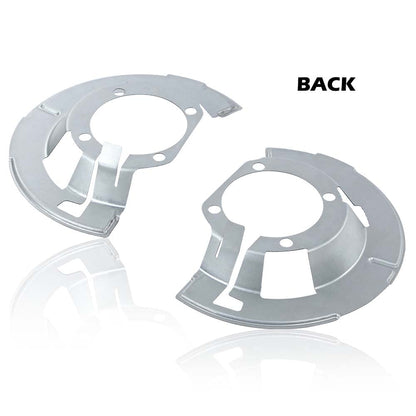 G-PLUS Front Brake Dust Shield Left and Right Side Compatible with Dodge Ram 2500 3500 2000 2001 2002 Brake Dust Cover 5015129AA 5015128AA