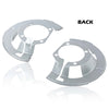 G-PLUS 1 Pair of Front Brake Dust Shield Left and Right Side Compatible with Dodge Ram 2500 3500 2000 2001 2002 Brake Dust Cover 5015129AA 5015128AA