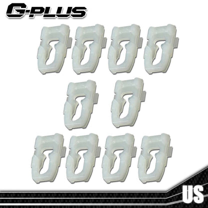 G-PLUS Body Side Fender Door Box Belt Molding Trim Clips 10pcs ZE Compatible with Dodge Ram 77-90