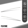 G-PLUS Rear Door Frame Molding Trim Pair Compatible with Kia Optima 2011 2012 2013 2014 2015 838502T000 838602T000, Silver