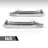 G-PLUS Pair Left Right Fog Light Grill Trim Cover Compatible with Benz X164 GL-Class 2008-2012 Fit GL350 Bluetec 4Matic 3.0L V6 - Diesel 2010-2012 1648847322, 1648847422 Silver