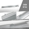 G-PLUS Outer Rocker Panel Pair Compatible with Jeep Liberty 4 Door 2002 2003 2004 2005 2006 2007 Gray