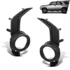 G-PLUS Fog Light Trim Set Left & Right w/Fog Light Hole Compatible with Toyota 4Runner (submodel: Limited, SR5) 2014 2015 2016 2017 2018 2019 2020 5212735100, 5212835080 Black