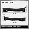 G-PLUS Windshield Cowl Panel Cover Compatible with BMW 5 Series E39 1995-2004 51718159292