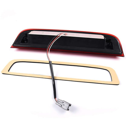 G-PLUS High Mount LED 3rd Brake Light Compatible with Chevy Silverado GMC Sierra 2014 2015 2016 2017 2018 Rear Tail Cargo Lamp Waterproof Chrome Housing Red Lens