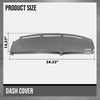 G-PLUS TPE Dash Cover Dashboard Compatible with Toyota 4Runner Pickup 1989 1990 1991 1992 1993 1994 1995 Gray