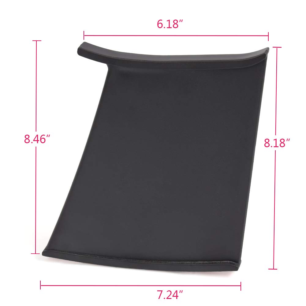 G-PLUS Spoiler Wing Stabilizer Compatible with Subaru Impreza WRX STI 2002-2007 ABS Trunk Rear Spoiler Wing Stiffi Support Add On Black