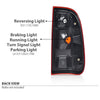 G-PLUS Tail Light Lamp w/o Bulbs Left Side Compatible with Ford F250 F350 F450 F550 Super Duty 2008-2016 BC3Z13405A, FO2800208 Red Lens Luces Traseras Faros Traseros Rear Brake Lamps Assembly