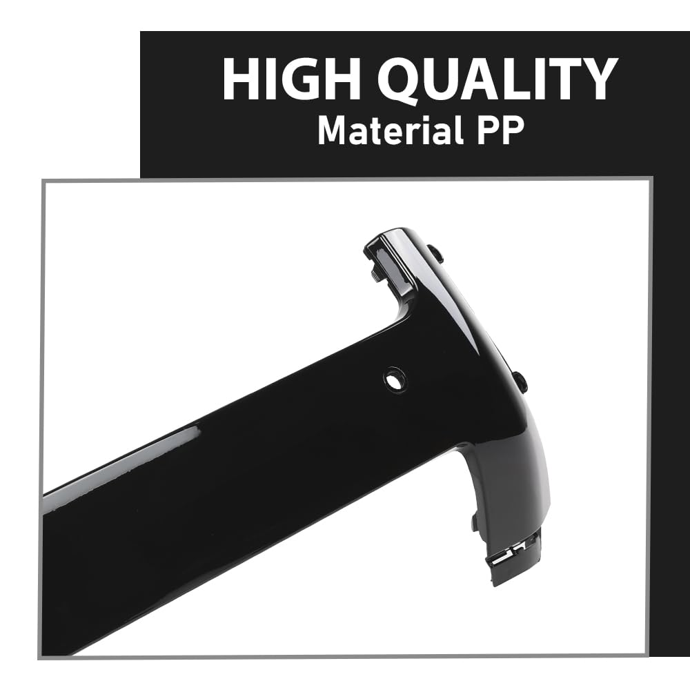 G-PLUS Front Rear Bumper Cover Guard Skid Lip Kit Compatible with Rover Defender 90 110 130 2020 2021 2022 2023 2024, Black