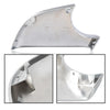 G-PLUS Left Side Wing Door Mirror Cover Lower Silver Holder Chrome Compatible With Tesla Model 3 2017-2022 22873005 Silver