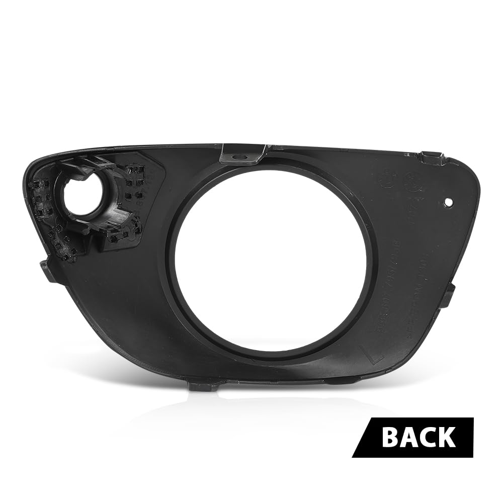 G-PLUS Left Fog Light Cover Lamp Bezel, Compatible with Porsche Macan Base and S Model 2015-2018, Driver Side, 95B807795B, 95B807795