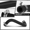 G-PLUS PCV Hose Blow By Hose w/Clamps Compatible with Nissan Altima 2.5L Engine 2007-2012 11823-JA00A, 11823JA00A Black Rubber