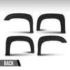 G-PLUS Fender Flares Front & Rear Paintable Compatible with Chevy Avalanche 2007-2013 Black