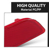 G-PLUS Left Rear Bumper Reflector Compatible with BMW F15 X5 2013-2018 63 14 7 847 591, 63147847591 Driver Side, Red