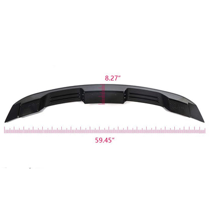 Rear Spoiler Wing Compatible for Ford Mustang Coupe 2015-2020 GT500 Style Gloss Black