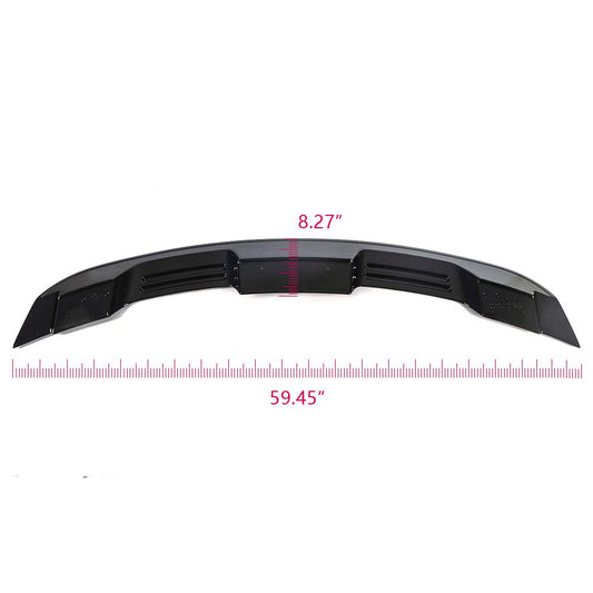 Rear Spoiler Wing Compatible for Ford Mustang Coupe 2015-2020 GT500 Style Gloss Black