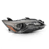 G-PLUS Headlight Assembly Front Headlamp Right Side Compatible with Toyota Camry 2015-2017 TO2503222, TO2502222, TO2503223, TO2502229, TO2503229,8111006860 Clear Lens Black Housing Amber Reflector