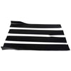 Universal Polyurethane Black Car Side Fender Skirts Extension Rocker Panel Splitter Protector