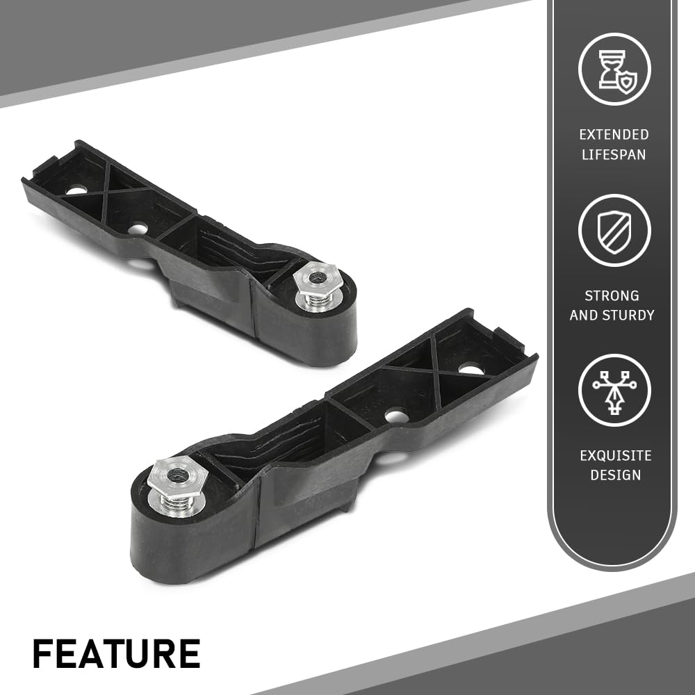 G-PLUS Front Bumper Retainer Set, Compatible with Audi A6 Base 2006-2011/ A6 Quattro Avant 2006-2011/ Quattro Base 2005-2011/ S6 Base 2007-2011, 4F0807772, 4F0807771