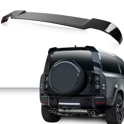 G-PLUS Rear Roof Spoiler Wing Gloss Black Compatible with Defender 90 2-Door / 110 4-Door 2020 2021 2022 Painted