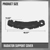 G-PLUS Upper Radiator Support Cover Compatible with Chevy Traverse 2018 2019 2020 2021 2022 2023 23117555, GM1224162 Black