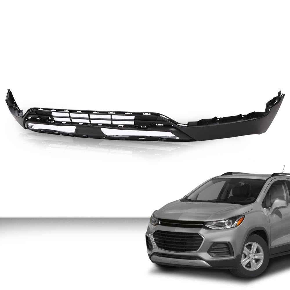 G-PLUS New Primed Front Lower Bumper Cover Compatible with Chevy Trax 2017-2020 42625294, GM1015137
