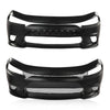G-PLUS Front Bumper Body Kit Compatible with Dodge Charger 2015 2016 2017 2018 2019 2020 2021 2022 SRT Style 9PCS, Black