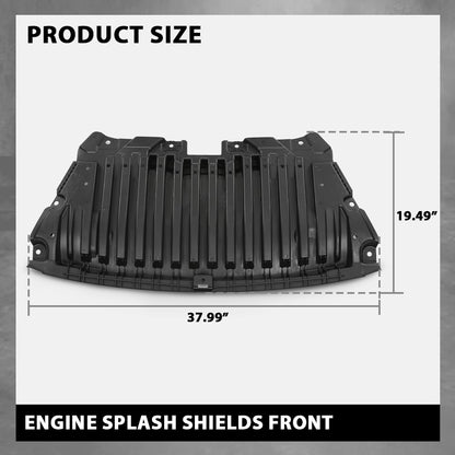 G-PLUS Engine Splash Shield Front Compatible with 2019-2021 Benz CLS450 Base,Fit 2019 Benz E300 Base,Fit 2017-2018 Benz E300 Base for Models Without Luxury Package 2135200900