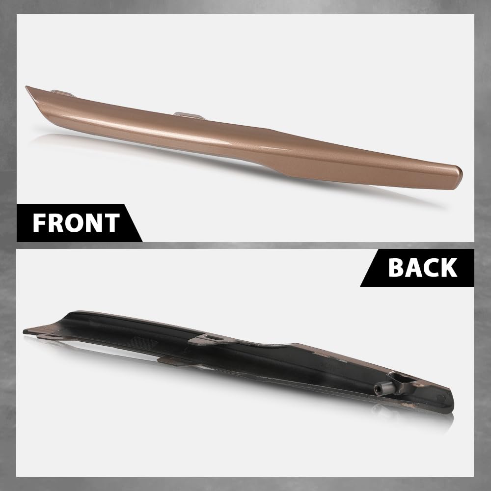 G-PLUS Front Upper Right Fog Light Lamp Strip Cover Trim Compatible with Land Rover Range Rover Evoque 2020-2022