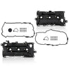 G-PLUS Left and Right Engine Valve Cover w/Gasket Compatible with Nissan Murano 2009-2014/Fit Nissan Quest 2011-2014 V6 3.5L DOHC Petrol