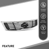 G-PLUS Front Grille W/Chrome Trim, Compatible with Kia Magentis (submodel: LX, LX Premium, SX)/ Optima (submodel: EX, LX, SX) 2009-2010, 863502G500, KI1200136