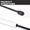 【Multi-Colored】 G-PLUS Rear Window Glass Gas Hood Struts Compatible with GMC Envoy Trailblazer 2002-2008 Gas Shock Lift Supports 4576-2 Pack (Matt White)