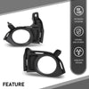G-PLUS Pair Front Fog Light Bezel, Compatible with Toyota Highlander 2014 2015 2016, Bumper Cover Trims, Left Driver & Right Passenger Side 2PCS, TO1039178, TO1038178