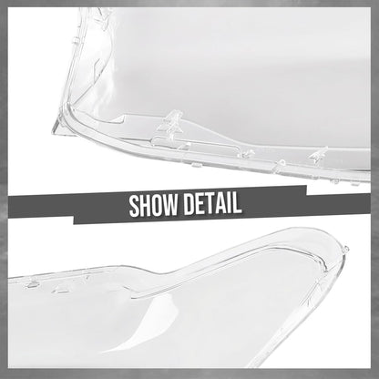 G-PLUS Headlight Lens Cover Compatible with BMW 5 Series G30 G31 G38 2017-2020 Fit BMW 520i 530i 540i 550i (xDrive) 2016-2019 Right Side 63117214961, 7214961 Front Headlamp Lens Cover Clear