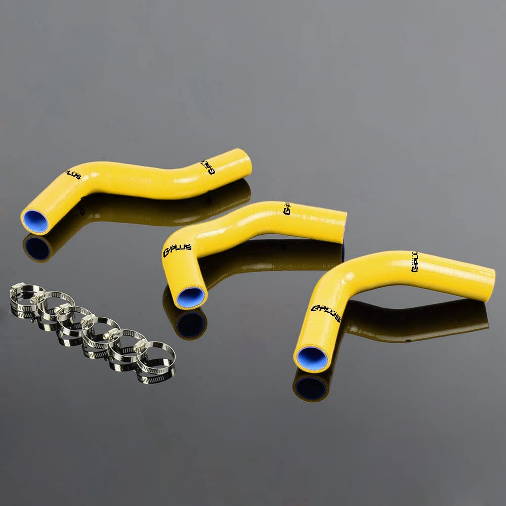G-PLUS Silicone Radiator Hose Kit Fit Yellow Compatible with SUZUKI SWIFT 1.3 G13 GTI 89-00 90 91 92 95