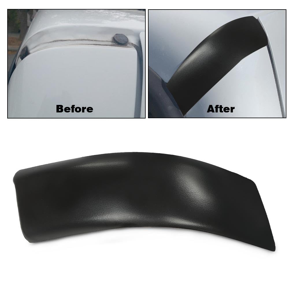 G-PLUS Corner Roof Moldings Compatible with Ford F250 F350 F450 F550 Super Duty 1999-2007 Regular & Crew Cab Only (Not Fit Extended Cab) YC3Z-2551728-PTM YC3Z-2551729-PTM Unpainted Black RH & LH