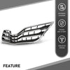 G-PLUS Front Grille Chrome Shell, Compatible with Toyota Camry XLE 2010-2011, 5310106190C0, TO1200325