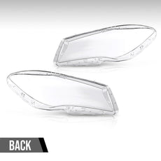 G-PLUS Headlight Lens Cover Compatible with Benz CLA W117 CLA250 CLA45 AMG 2013-2016 Clear Close-up View