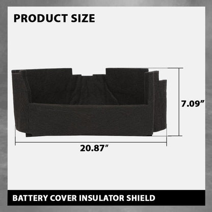 G-PLUS Battery Cover Insulator Shield Compatible with Dodge Ram 1500 2013-2024 Black Battery Shield 5033397AE