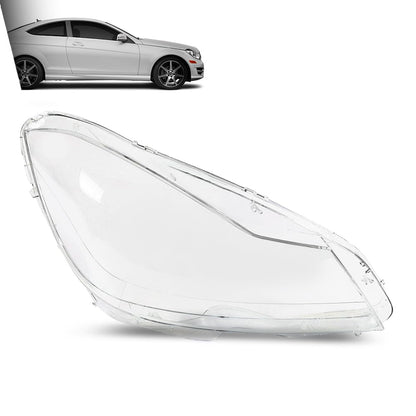 G-PLUS Headlight Lens Cover Compatible with Benz C-Class W204 2011-2015 A2048203639 Right Side Front Headlamp Lens Cover Clear
