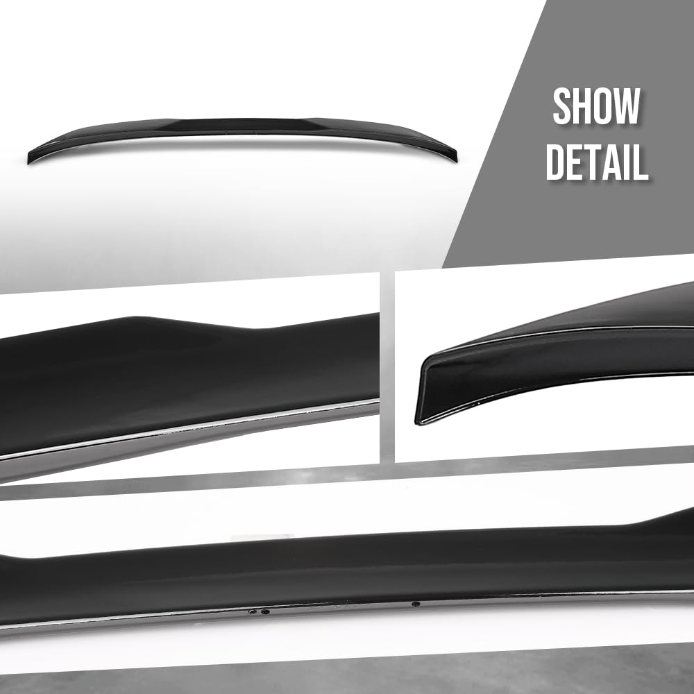 G-PLUS Rear Trunk Spoiler Wing Compatible with BMW G30 5 Series 4 Door Sedan 2017 2018 2019 2020 2021 2022 2023, Compatible with BMW F90 M5 2018 2019 2020 2021 2022 2023 Gloss Black