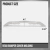 G-PLUS Rear Bumper Trim Lower Molding Compatible with Benz GLE550 GLE550e 4Matic 2016-2018 Fit Benz GLS450 GLS550 4Matic 2017-2019 1668857622, MB1144127 Silver