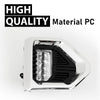 G-PLUS LED Fog Lights w/Switch & Bezel Left and Right Side Compatible with GMC Sierra 1500 Denali/SLT/AT4 models only 2019-2021,Not fit for Elevation/SLE/Base models GM2592331 GM2593331