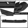 G-PLIS Bumper Trim w/Fog Light Hole Front LH and RH Compatible with Volkswagen Jetta Wolfsburg Edition 2015-2018 5C6807234A9B9, 5C6807233A9B9, VW1039137, VW1038137 Black