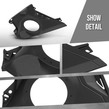 G-PLUS Front Dash 6.5" Speaker Panels Unloaded Panel Compatible with Can-Am Maverick R 2024+ All Models Fit Can-Am Maverick R Max 2025+ Black