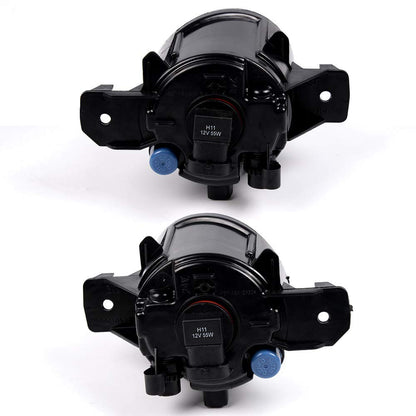 G-PLUS Bumper Fog Lights Driving Lamps Compatible with Nissan Sentra Maxima Altima Sedan Coupe Murano Versa/Infiniti G37 With H11 Bulbs Clear Lens Left And Right 2Pack