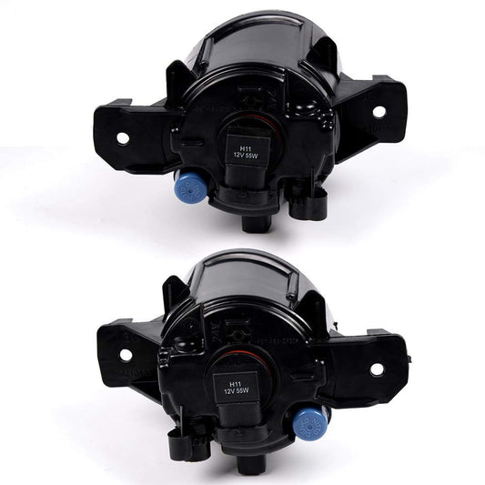 G-PLUS Bumper Fog Lights Driving Lamps Compatible with Nissan Sentra Maxima Altima Sedan Coupe Murano Versa/Infiniti G37 With H11 Bulbs Clear Lens Left And Right 2Pack